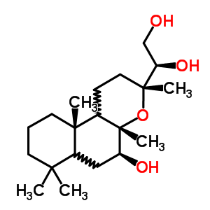 (1R)-1-[(3r,4as,5s,6as,10as,10br)-dodecahydro-5-hydroxy-3,4a,7,7,10a-pentamethyl-1h-naphtho[2,1-b]pyran-3-yl]-1,2-ethanediol Structure,52591-03-4Structure