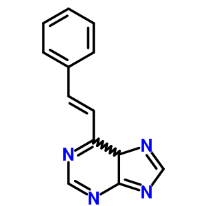 9H-purine,6-(2-phenylethenyl)- Structure,52605-93-3Structure