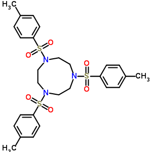 1,4,7-Tri-p-tosyl-1,4,7-triazacyclononane Structure,52667-89-7Structure