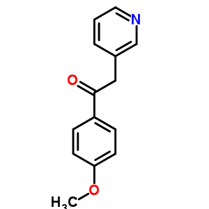 Ethanone,1-(4-methoxyphenyl)-2-(3-pyridinyl)- Structure,52700-25-1Structure