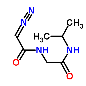 N-diazoacetylglycineisopropylamide Structure,52819-98-4Structure