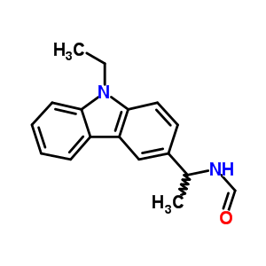 N-[1-(9-ethyl-9h-carbazol-3-yl)ethyl ]formamide Structure,52916-24-2Structure