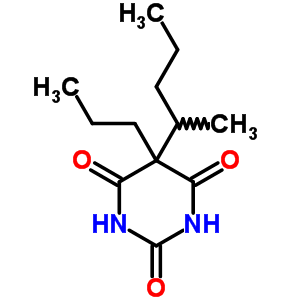 5-(1-Methylbutyl)-5-propylbarbituric acid Structure,52944-67-9Structure