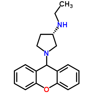 (3S)-n-ethyl-1-(9h-xanthen-9-yl)-3-pyrrolidinamine Structure,52963-47-0Structure