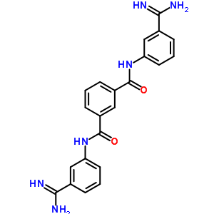 N,n-bis(3-carbamimidoylphenyl)benzene-1,3-dicarboxamide Structure,5300-78-7Structure