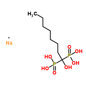 (1-Hydroxyoctane-1,1-diyl)diphosphonicacid Structure,53019-19-5Structure