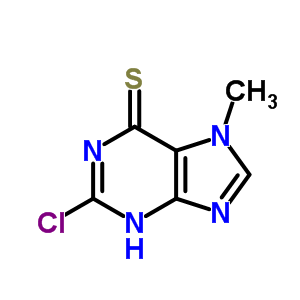 2-Chloro-7-methyl-3h-purine-6-thione Structure,53050-28-5Structure