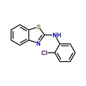 N-(2-chlorophenyl)-1,3-benzothiazol-2-amine Structure,53088-07-6Structure