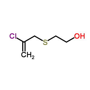 Ethanol,2-[(2-chloro-2-propen-1-yl)thio]- Structure,5310-35-0Structure