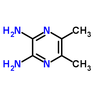 5,6-Dimethyl-pyrazine-2,3-diamine Structure,53114-83-3Structure