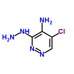 5-Chloro-3-hydrazinyl-pyridazin-4-amine Structure,53180-75-9Structure