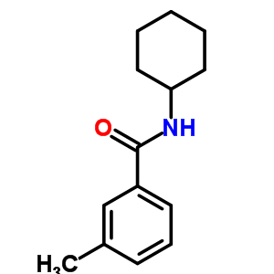 N-cyclohexyl-3-methyl-benzamide Structure,53205-66-6Structure