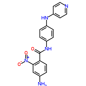 4-Amino-2-nitro-n-[4-(pyridin-4-ylamino)phenyl]benzamide Structure,53290-19-0Structure