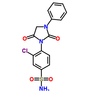 1-苯基-3-(2-氯-4-磺酰基苯基)乙内酰脲结构式_53297-94-2结构式