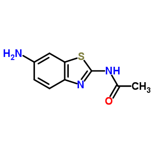 N-(6-Aminobenzothiazol-2-yl)acetamide Structure,533-41-5Structure