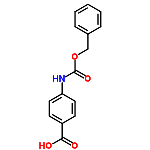 4-(Benzyloxycarbonylamino)benzoic acid Structure,5330-71-2Structure