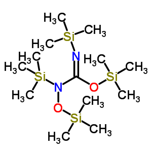 1,2,3-Tris(trimethylsilyl)-1-[(trimethylsilyl)oxy]isourea Structure,53460-67-6Structure