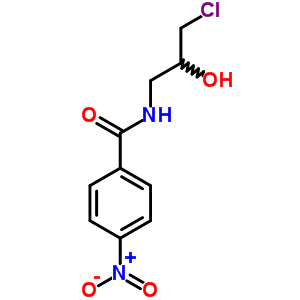 N-(3-chloro-2-hydroxypropyl)-p-nitrobenzamide Structure,53460-76-7Structure