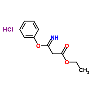 Ethyl 3-imino-3-phenoxypropionate hydrochloride Structure,53461-72-6Structure