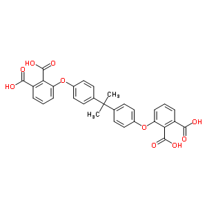 3,3’-[(1-Methylethylidene)bis(4,1-phenyleneoxy)]bis[1,2-benzenedicarboxylic acid] Structure,53464-95-2Structure