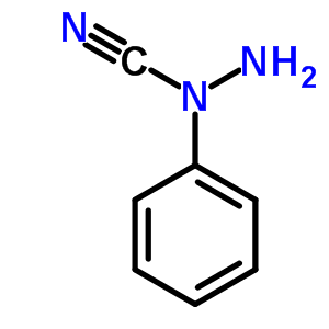 Hydrazinecarbonitrile,1-phenyl- Structure,53483-25-3Structure