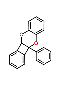 4B,10a-dihydro-4b-phenylbenzo[b]benzo[3,4]cyclobuta[1,2-e][1,4]dioxin Structure,53486-88-7Structure