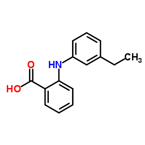 2-[(3-Ethylphenyl)amino]benzoic acid Structure,5349-00-8Structure