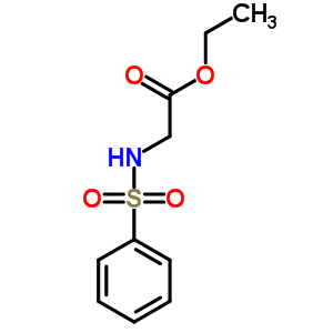 Ethyl ((phenylsulfonyl)amino)acetate Structure,5349-15-5Structure