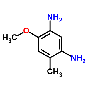 1,3-Benzenediamine, 4-methoxy-6-methyl- Structure,5349-76-8Structure