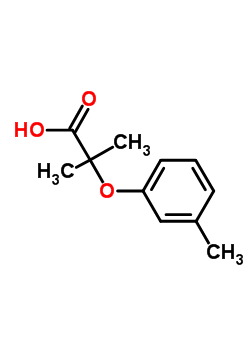 2-Methyl-2-(3-methylphenoxy)propanoic acid Structure,53498-64-9Structure