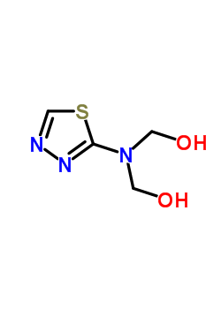 2-[N,n-bis(hydroxymethyl)amino]-1,3,4-thiadiazole Structure,53532-37-9Structure