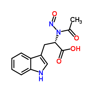 (2S)-2-(acetyl-nitroso-amino)-3-(1h-indol-3-yl)propanoic acid Structure,53602-74-7Structure