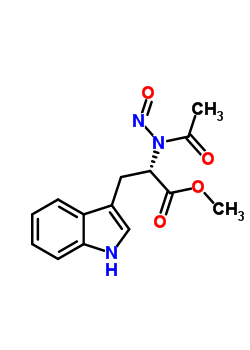 N-acetyl-n’-nitrosotryptophan methyl ester Structure,53659-33-9Structure