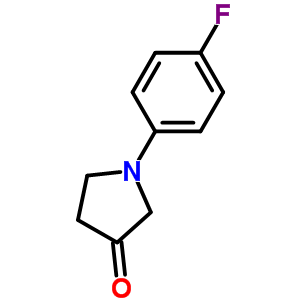 1-(4-Fluorophenyl)pyrrolidin-3-one Structure,536742-69-5Structure