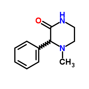 1-Methyl-3-oxo-2-phenylpiperazine Structure,5368-20-7Structure