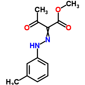 Butanoic acid,2-[2-(3-methylphenyl)hydrazinylidene]-3-oxo-, methyl ester Structure,53682-79-4Structure