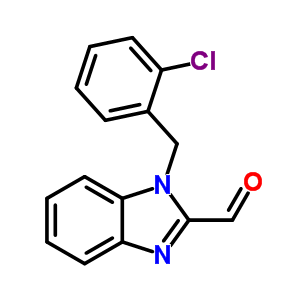 1-(2-Chlorobenzyl)-1h-benzimidazole-2-carbaldehyde Structure,537010-38-1Structure