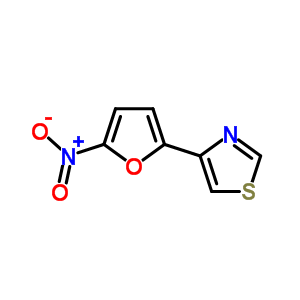 4-(5-Nitro-2-furyl)thiazole Structure,53757-28-1Structure