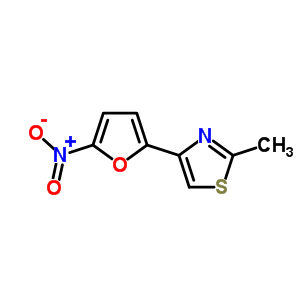 2-Methyl-4-(5-nitro-2-furyl)thiazole Structure,53757-29-2Structure