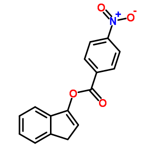 3H-茚-1-基 4-硝基苯甲酸结构式_53820-85-2结构式