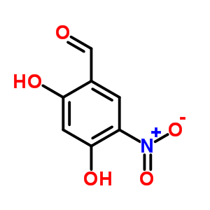 2,4-Dihydroxy-5-nitrobenzaldehyde Structure,53844-98-7Structure