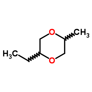 2-Ethyl-5-methyl-1,4-dioxane Structure,53907-91-8Structure