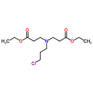 N-(3-氯丙基)-n-(3-乙氧基-3-氧代丙基)-β-丙氨酸乙酯结构式_53935-67-4结构式