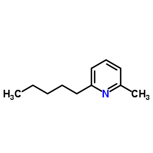 2-Methyl-6-pentyl-pyridine Structure,5394-28-5Structure