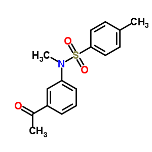 N-(3-acetylphenyl)-n,4-dimethyl-benzenesulfonamide Structure,5394-49-0Structure