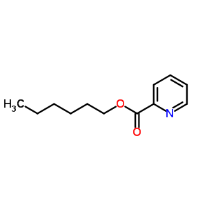 吡啶-2-羧酸己酯结构式_5394-95-6结构式