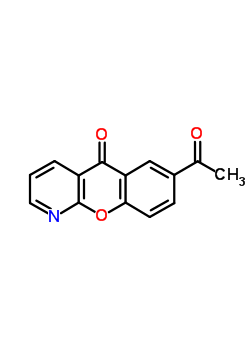 7-乙酰基-5-氧代-5H-[1]苯并吡喃并[2,3-b]吡啶结构式_53944-40-4结构式