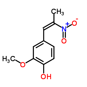 2-Methoxy-4-(2-nitro-1-propenyl)phenol Structure,5395-47-1Structure