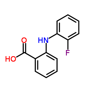 N-(2-fluorophenyl)anthranilic acid Structure,54-58-0Structure