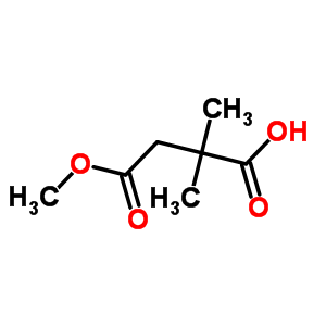 4-Methyl ester 2,2-dimethyl-Butanedioic acid Structure,54043-71-9Structure